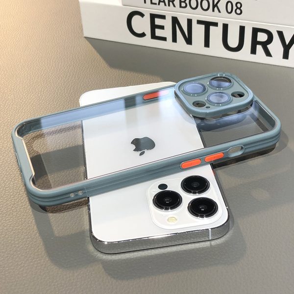 Lens Protection Transparent Case for iPhone